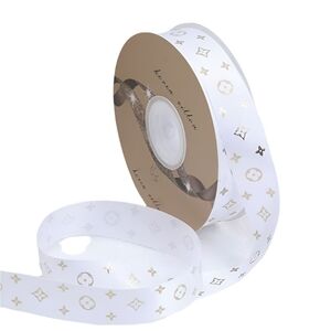 White and Gold Decorative Ribbon
